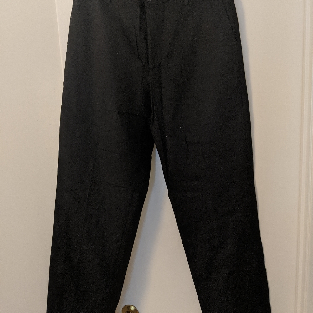 Men's Dockers Black Flat Front Dress Pants